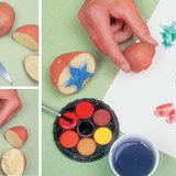 صنع أختام البطاطس