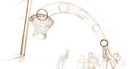 طاقة حقل الجاذبية ترتفع مع ارتفاع الكرة، و تنخفض عند سقوطها