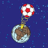 الزيادة في طاقة حقل الجاذبية هي أسهل للفهم إذا ما تخيلنا نابض وهمي بين مستوى الأرض و الجسم