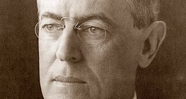 الرئيس الأمريكي ويلسون (1856-1924)