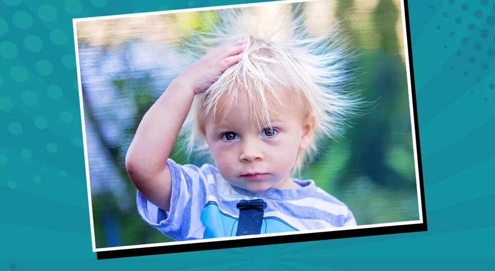 لماذا يقف شعرك في النهاية؟