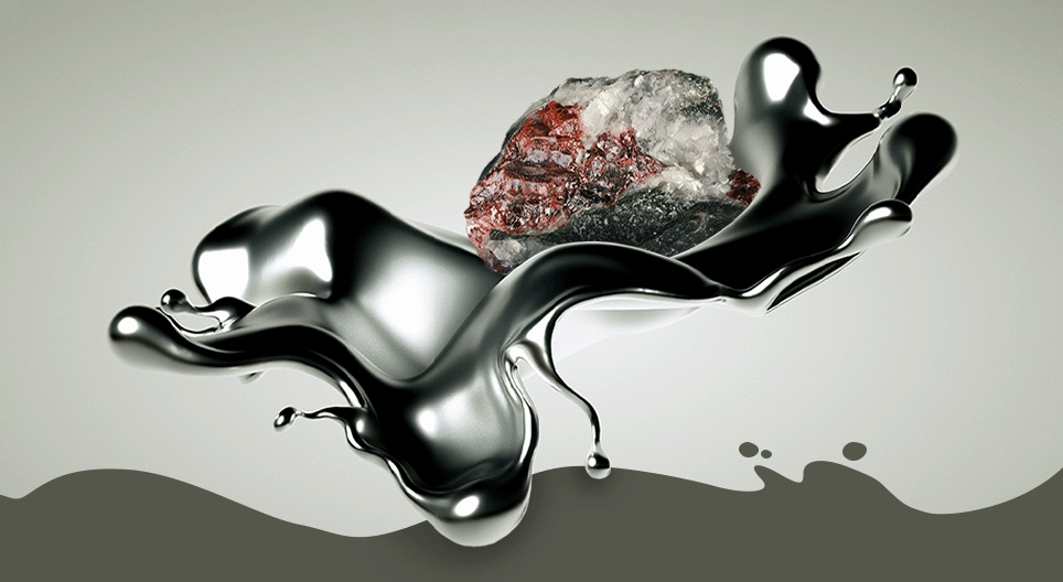 الزئبق، معدن سائل