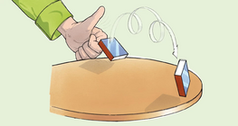 The landing of the matchbox