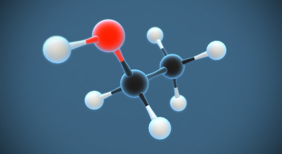 Etanol (álcool etílico) (C₂H₅OH)