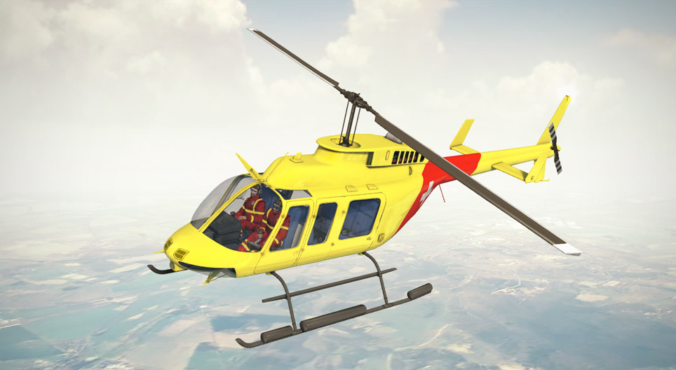 Helicóptero (BELL 206 Jet Ranger)