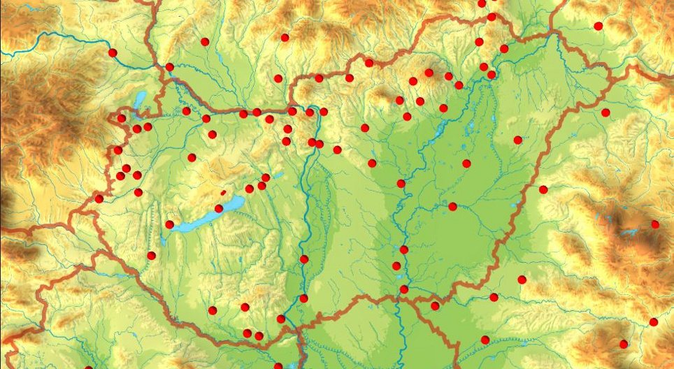 Topografia histórica (lugares, bacia dos Cárpatos)