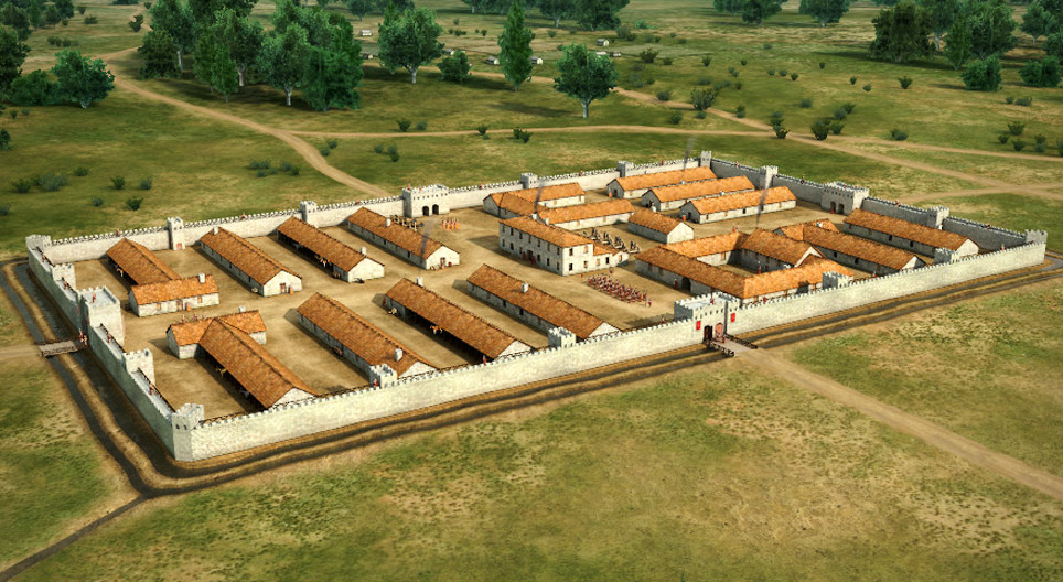 Acampamento militar da Roma Antiga