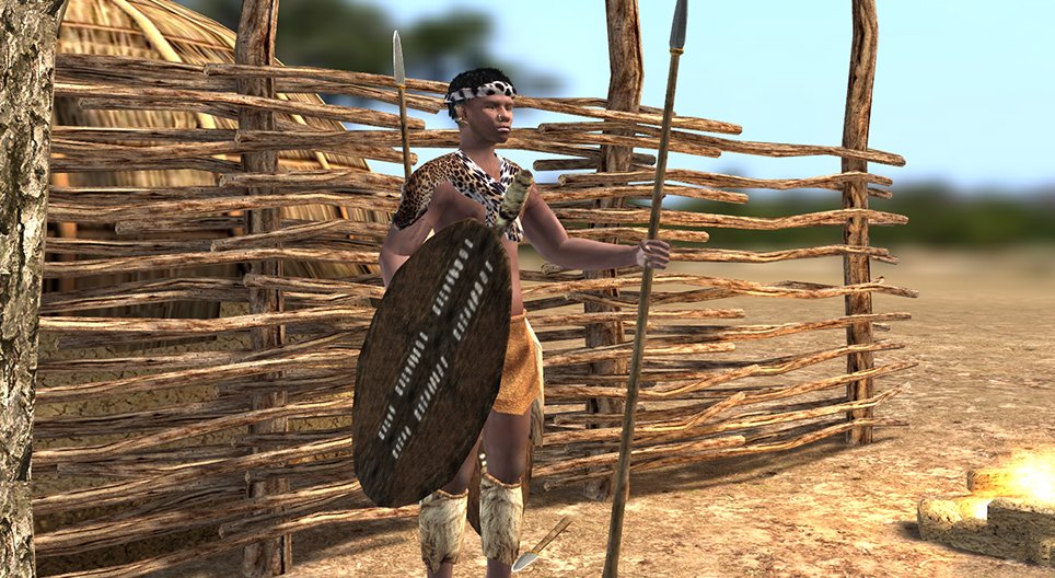 Chefe da tribo Zulu