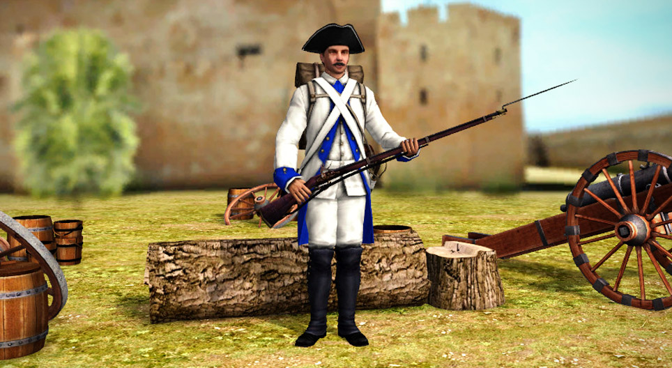 A infantaria austríaca dos Habsburgos