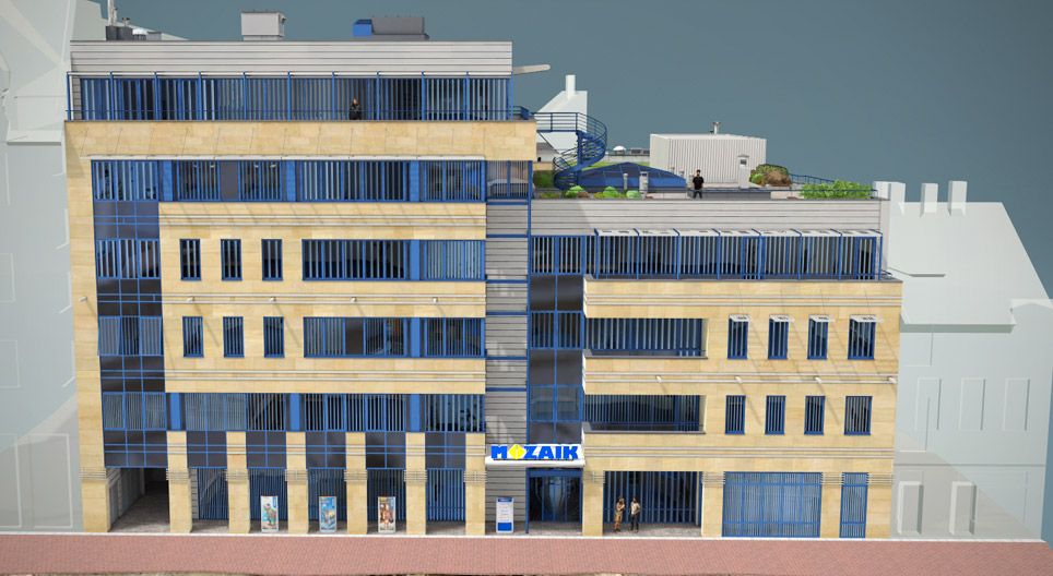 Edifício de escritórios moderno