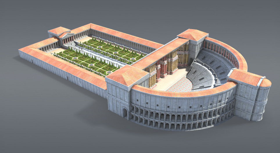 Teatro de Pompeia (Roma, século I a. C.)