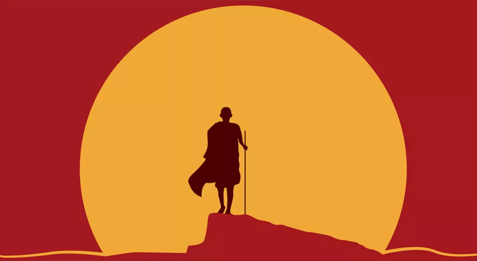 ”Marele suflet”, Mahatma Gandhi