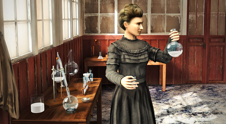 Laboratorul lui Marie Curie