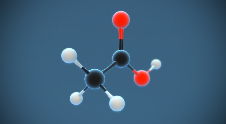 Acid acetic (acid etanoic) (CH₃COOH)