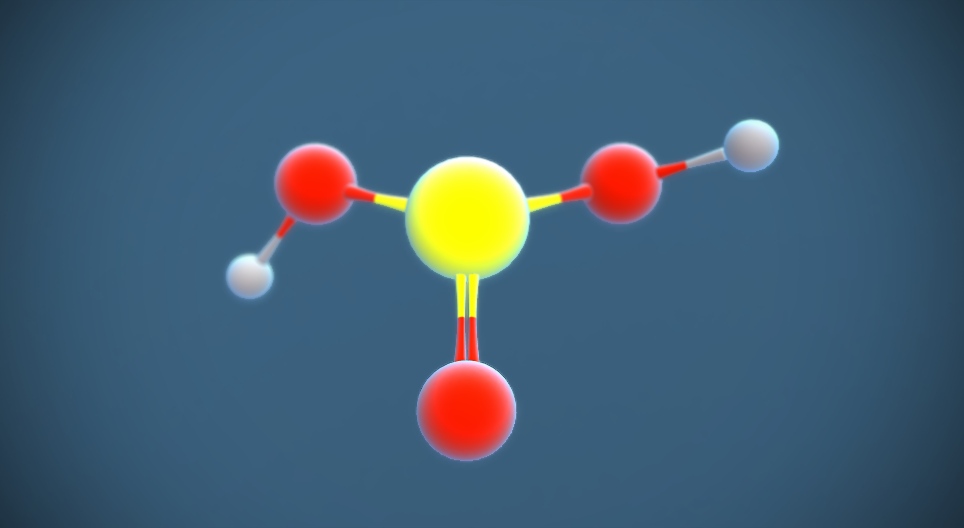 Acid sulfuros (H₂SO₃)