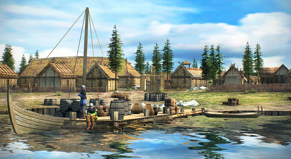 Aşezare vikingă (secolul al X-lea)