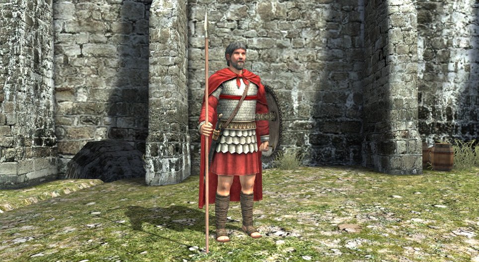 Soldat roman din armata lui Constantin cel Mare (secolul al IV-lea)