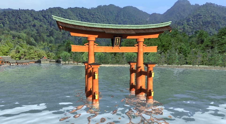 Poarta altarului Itsukushima