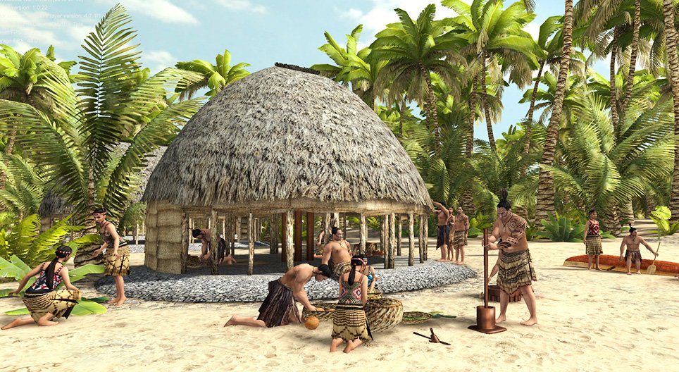 Așezare polineziană familială (Samoa, secolul al XV-lea)