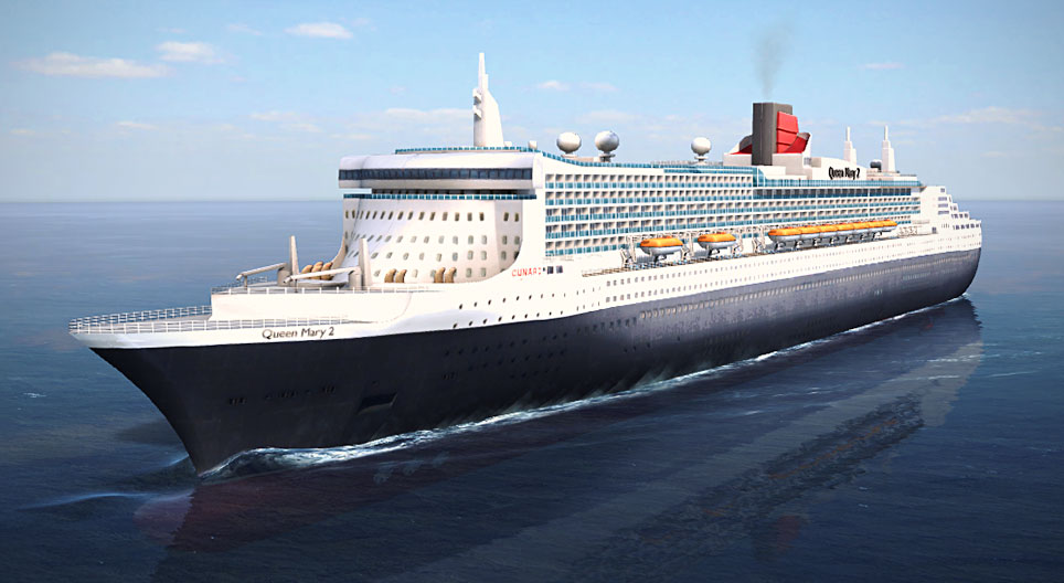 Океанский лайнер Queen Mary 2 (2003)