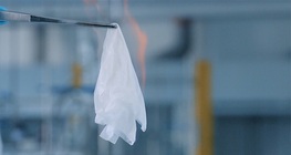 A non-flammable tissue