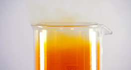The reaction between aluminium and bromine