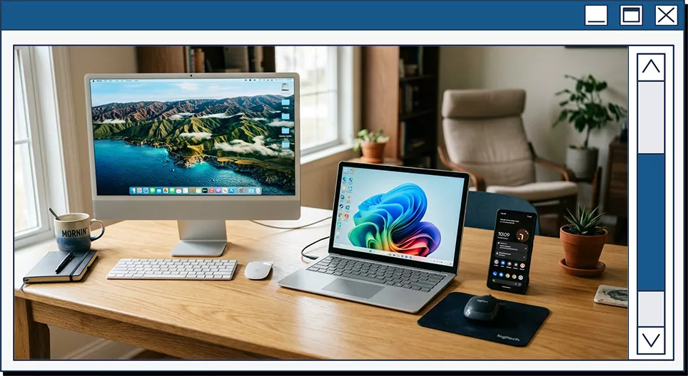Let us get to know operating systems – Window, Desktop, Taskbar