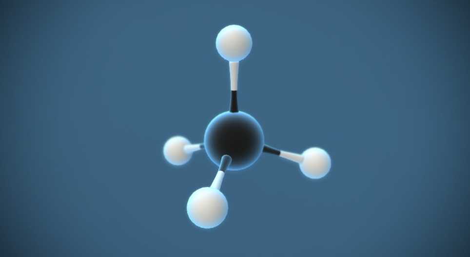 甲烷（CH₄）